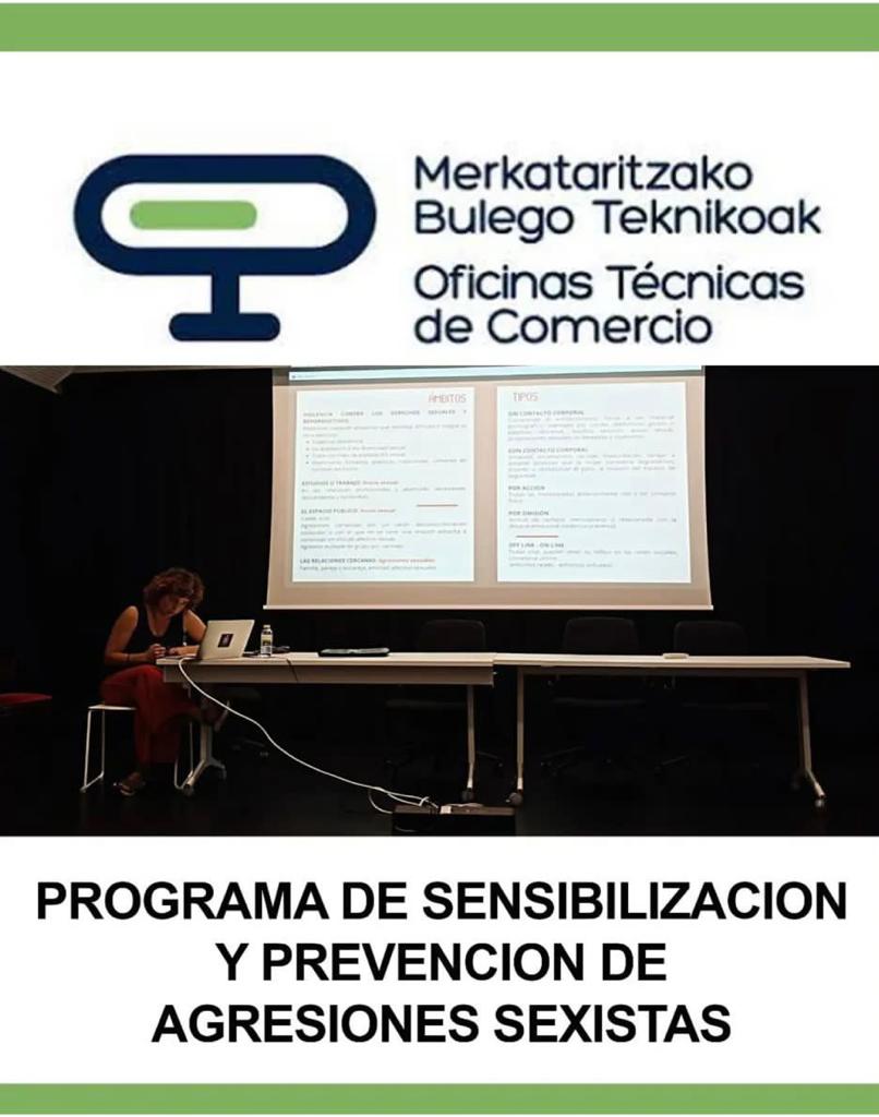 Programa de sensibilización y prevención de agresiones sexistas impartido por @bilba_udal en Abando 